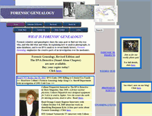 Tablet Screenshot of forensicgenealogy.info